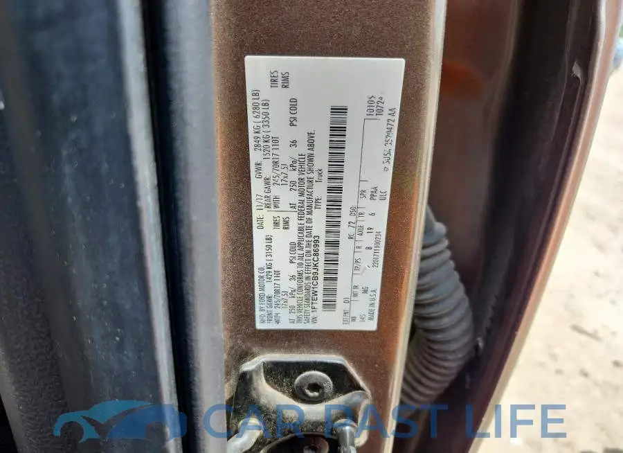 1FTEW1CB9JKC86993# 13