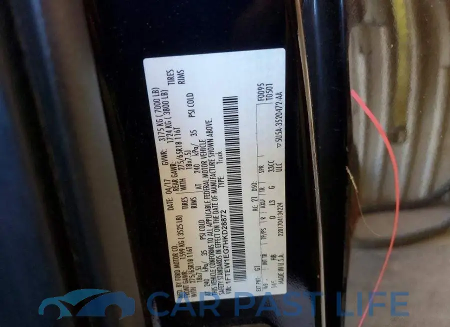1FTEW1EG7HKD28872# 13