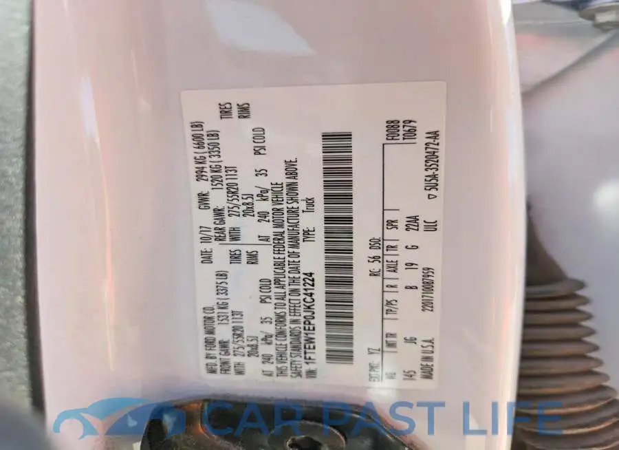 1FTEW1EP0JKC41224# 13