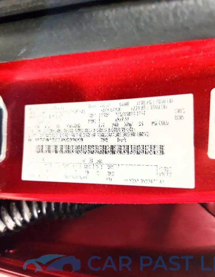 1FTFW1E53JKC99069# 12
