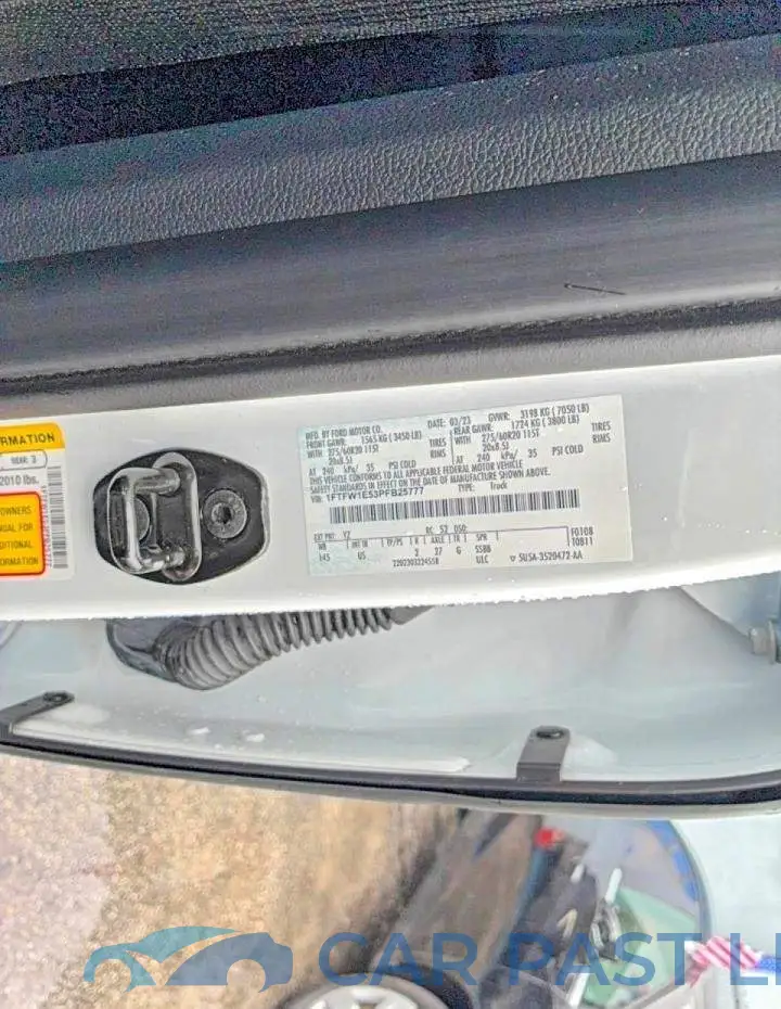 1FTFW1E53PFB25777# 10