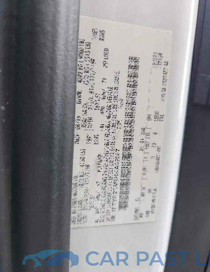 1FTYR2CM9HKA02087# 14