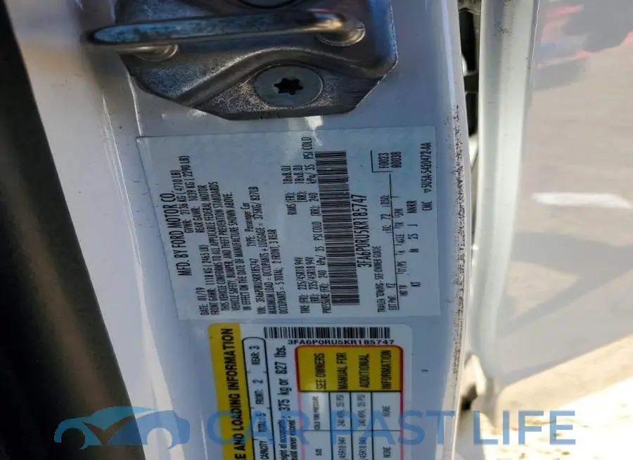 3FA6P0RU5KR185747# 12