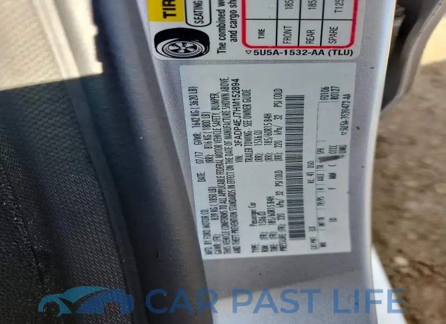 3FADP4EJ7HM152894# 12