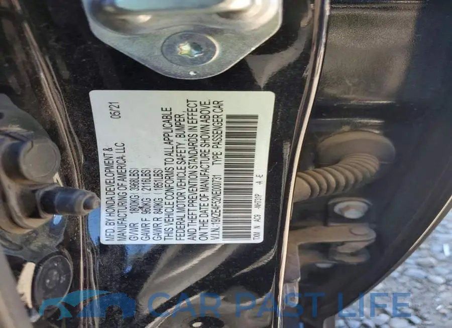 19XZE4F52NE000731# 12