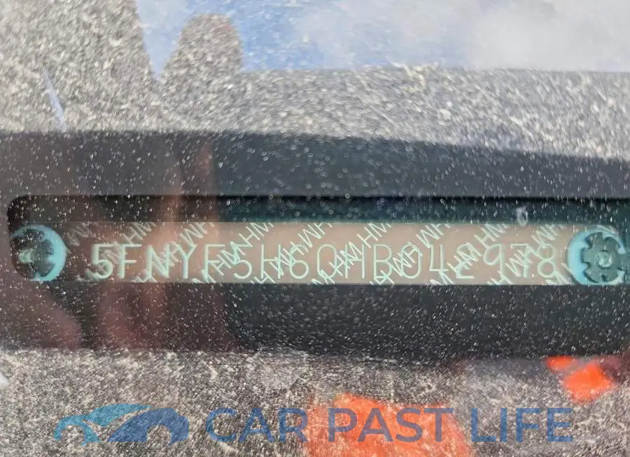 5FNYF5H60HB042978# 13