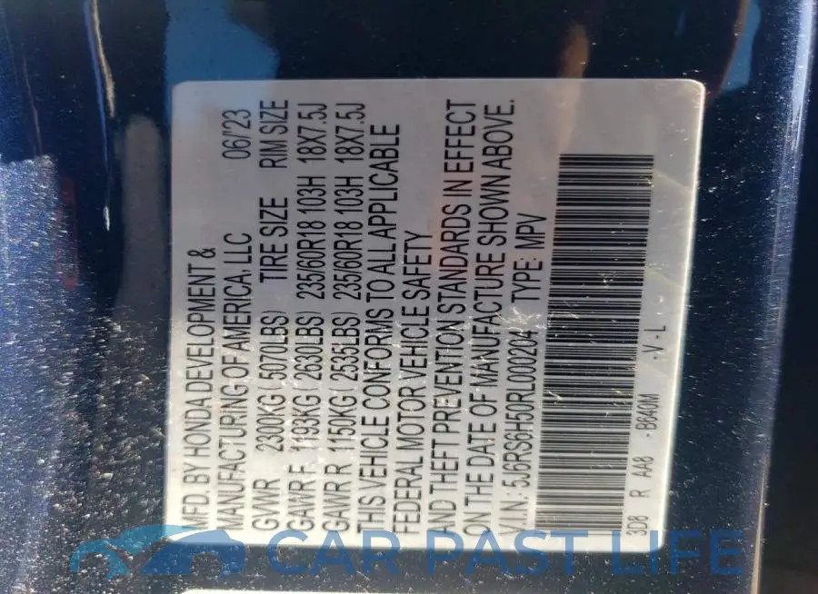 5J6RS6H50RL000204# 12