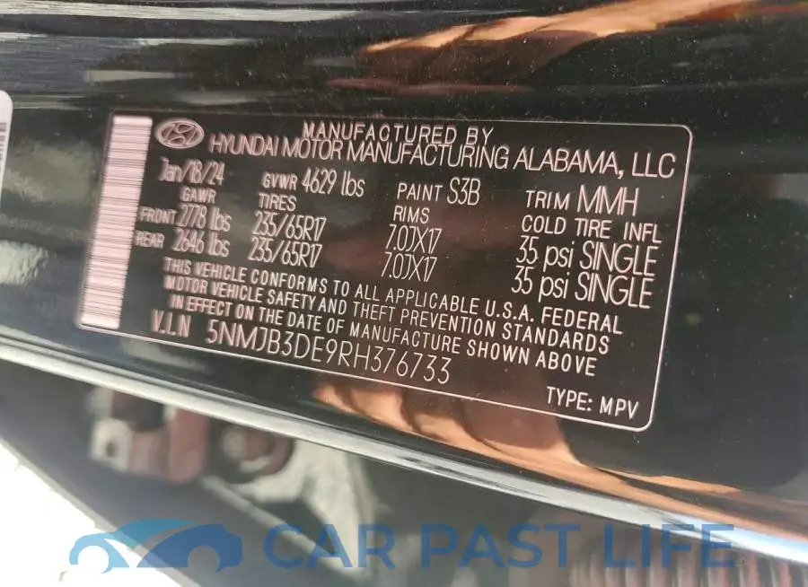 5NMJB3DE9RH376733# 13
