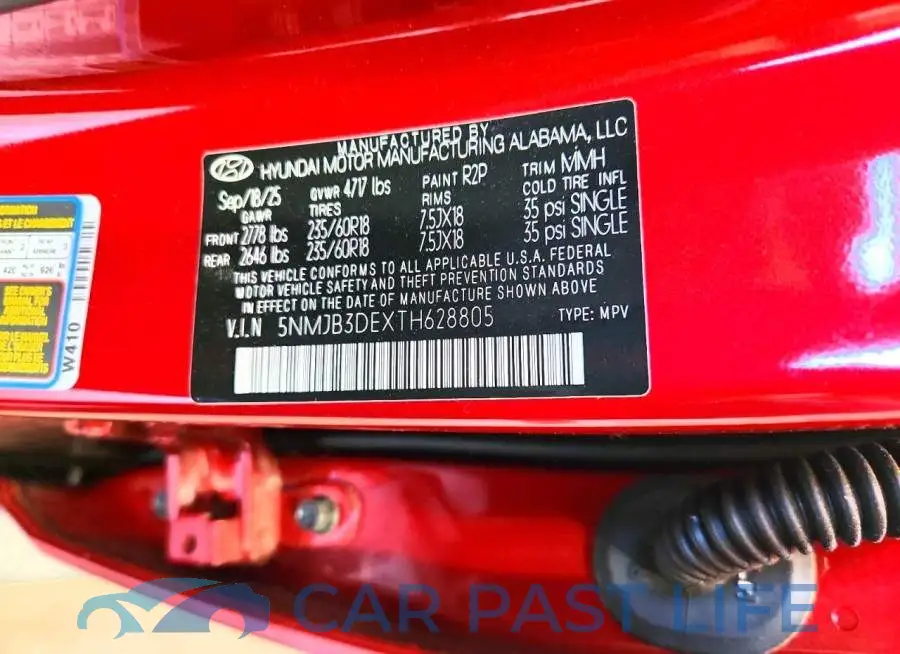 5NMJB3DEXTH628805# 13
