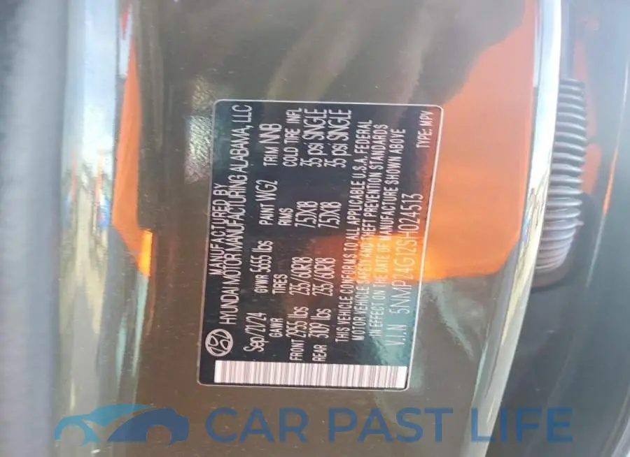 5NMP24G12SH024513# 13