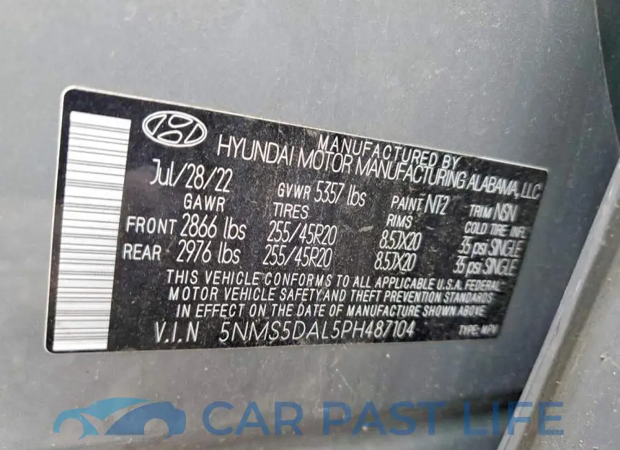 5NMS5DAL5PH487104# 13