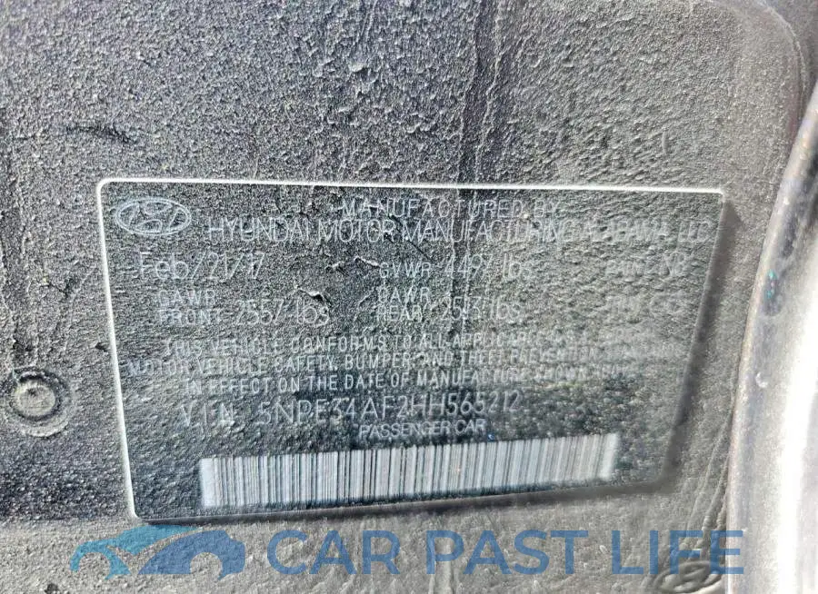 5NPE34AF2HH565212# 12
