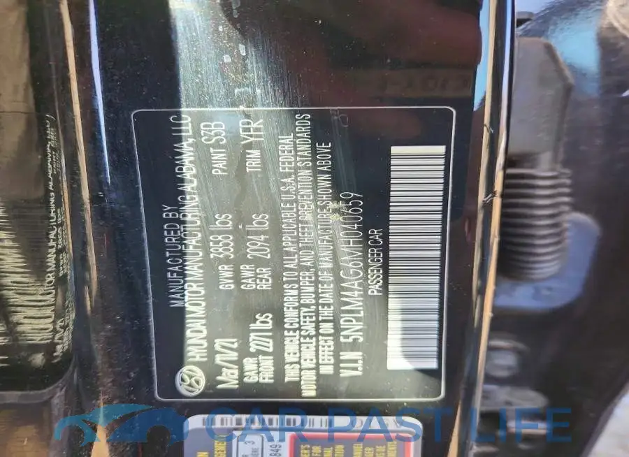5NPLM4AG6MH040659# 13