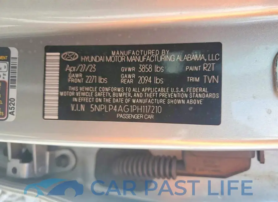 5NPLP4AG1PH117210# 12