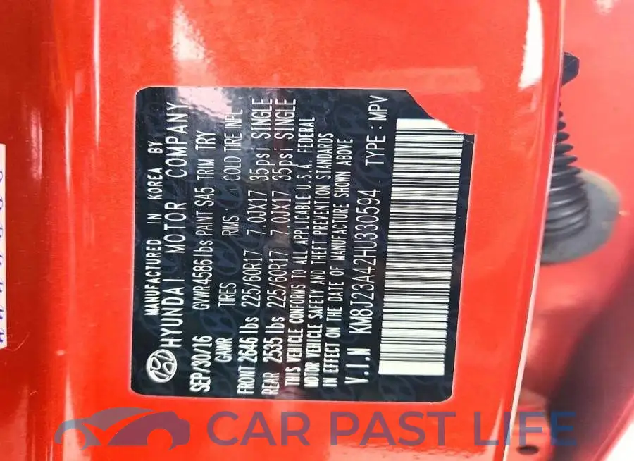 KM8J23A42HU330594# 12