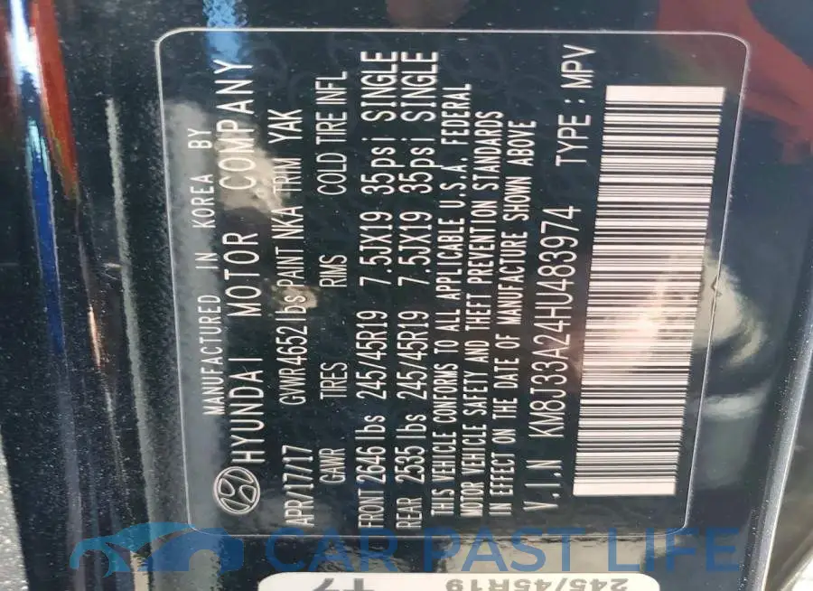 KM8J33A24HU483974# 13