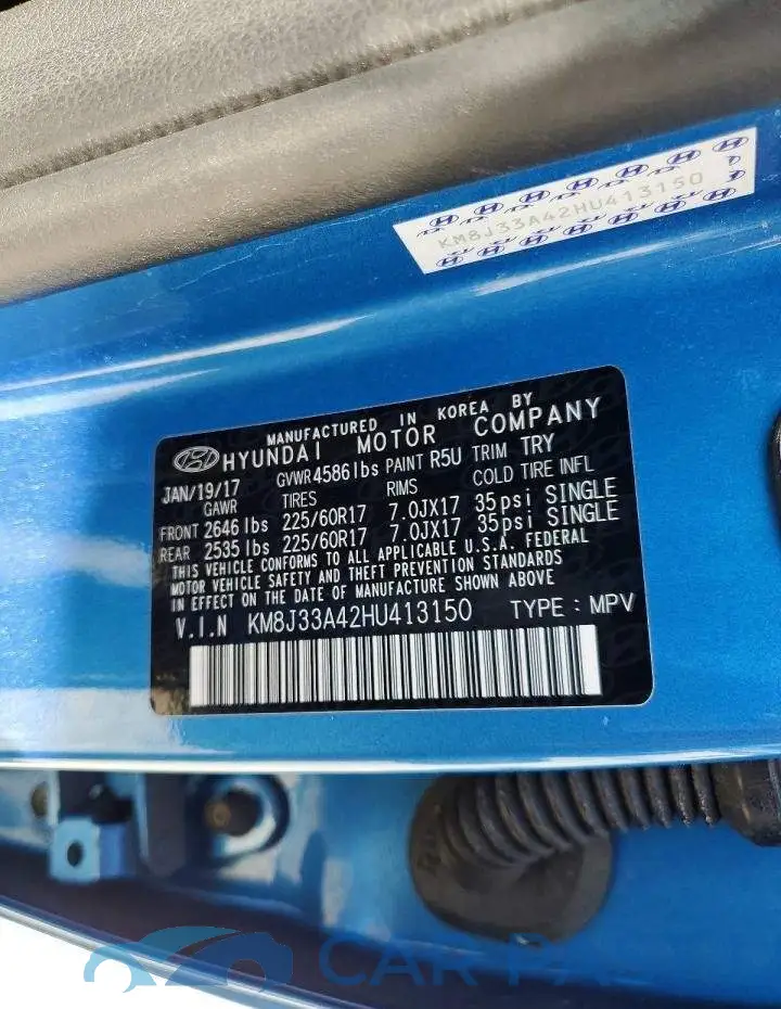KM8J33A42HU413150# 13