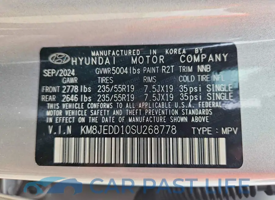 KM8JEDD10SU268778# 13