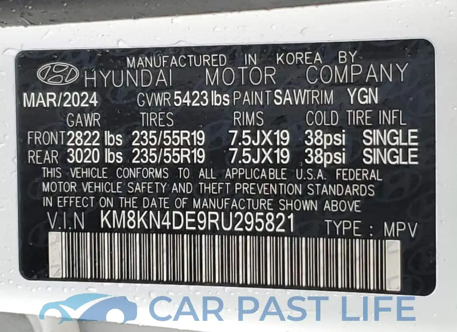 KM8KN4DE9RU295821# 14