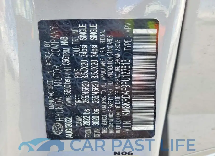 KM8KRDAF9PU127613# 12