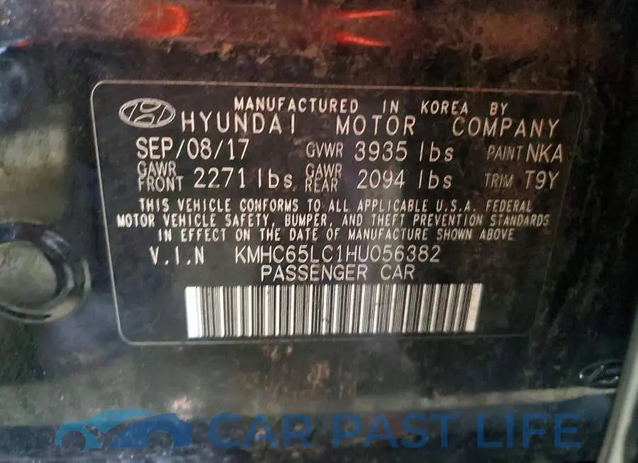 KMHC65LC1HU056382# 13