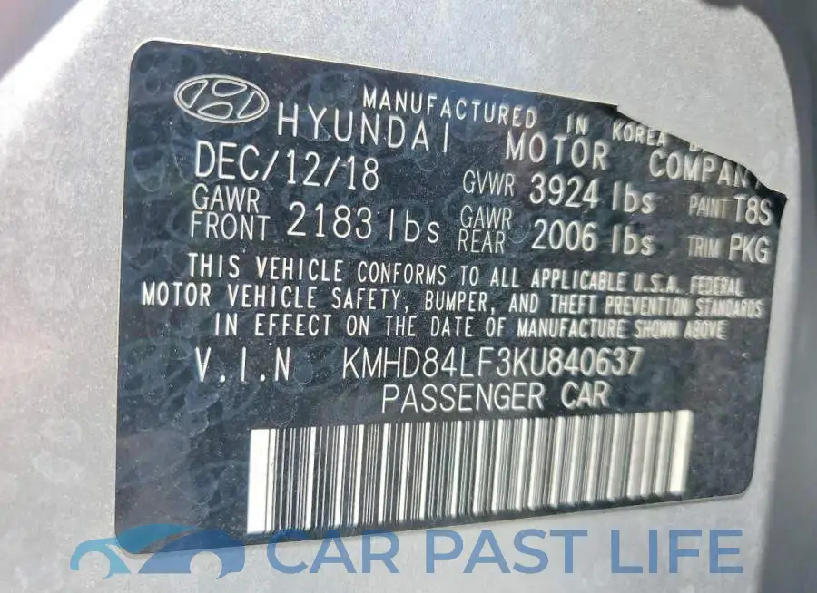 KMHD84LF3KU840637# 12