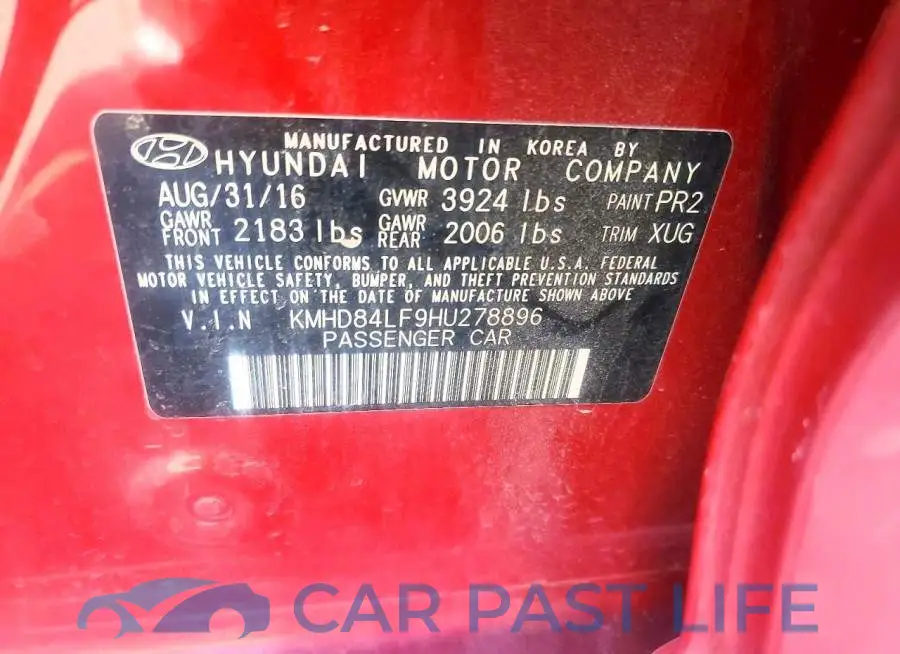 KMHD84LF9HU278896# 13