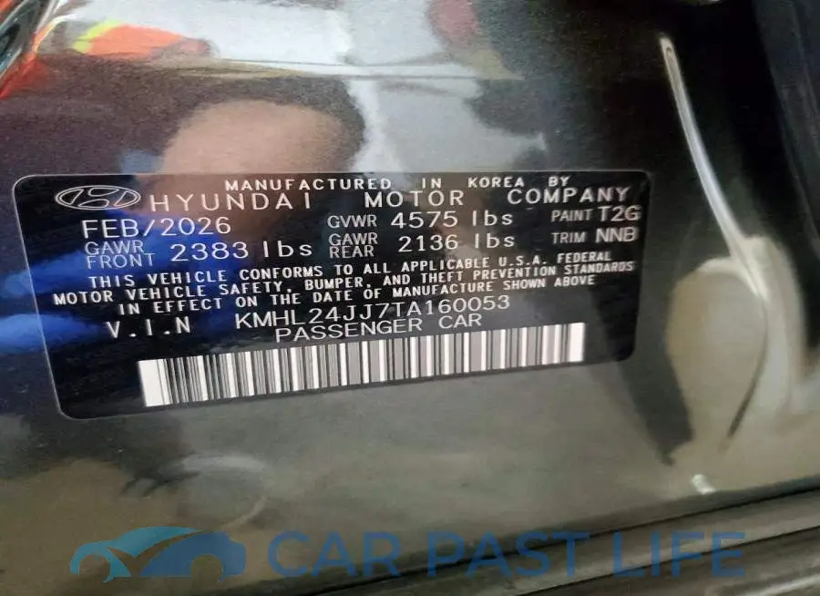 KMHL24JJ7TA160053# 12