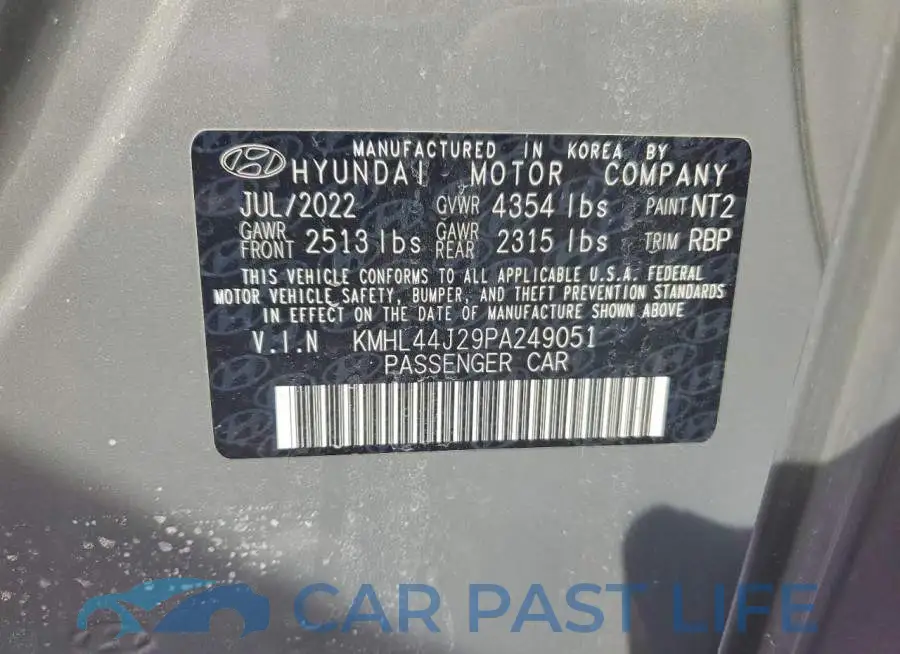KMHL44J29PA249051# 12
