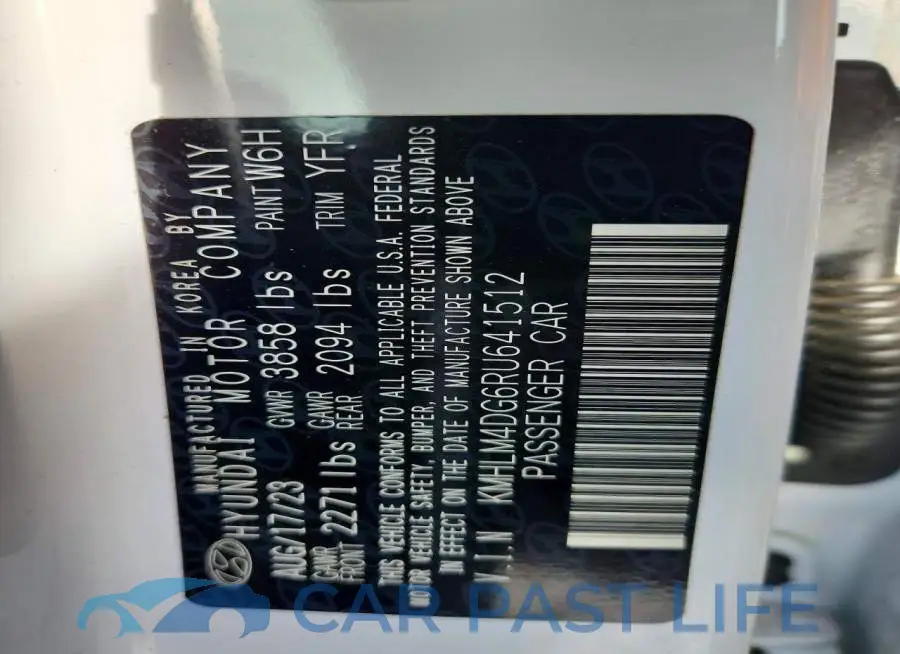 KMHLM4DG6RU641512# 13