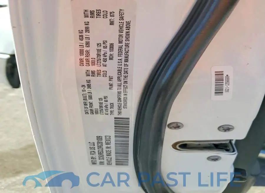 3C6UR5DJ3RG381009# 12