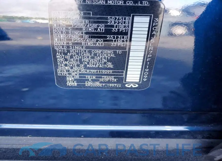 3PCAJ5LR7PF119099# 13
