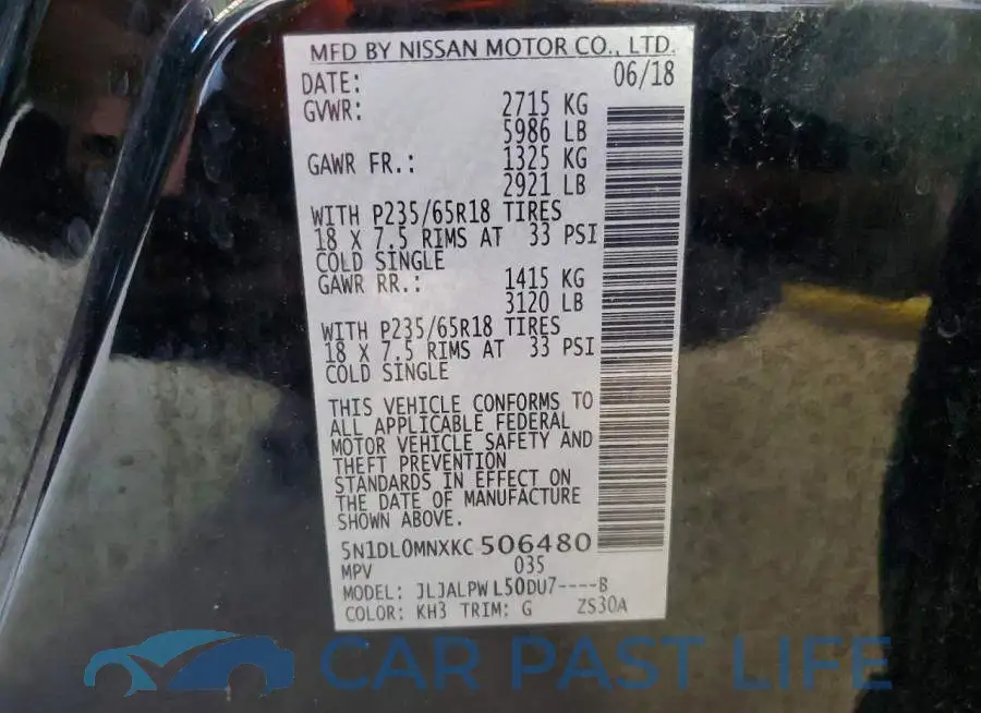 5N1DL0MNXKC506480# 13
