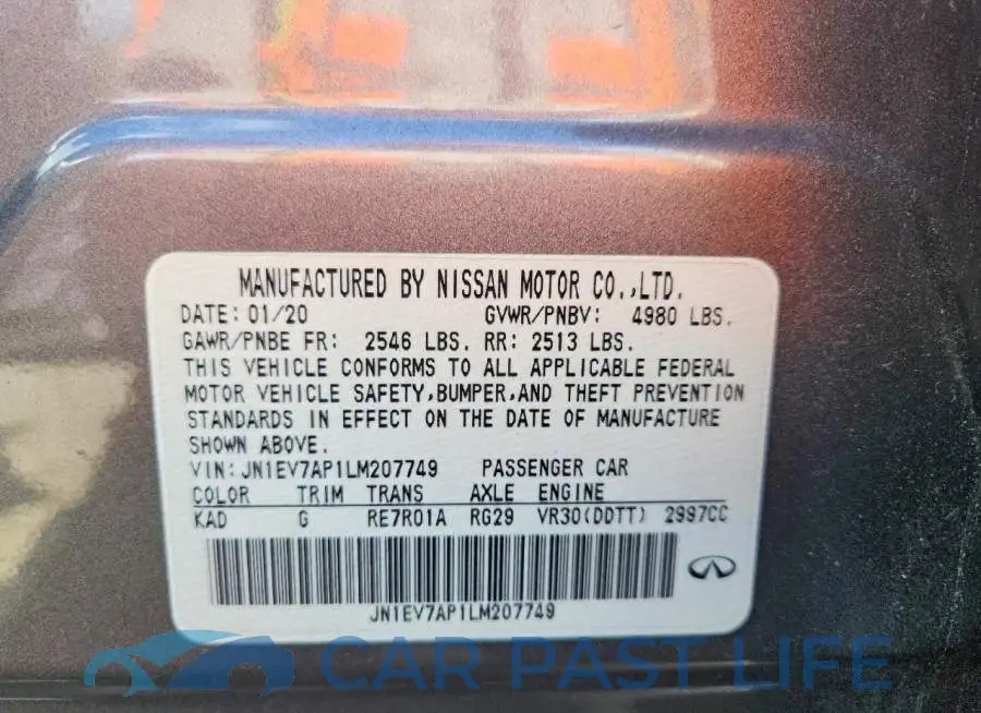 JN1EV7AP1LM207749# 12