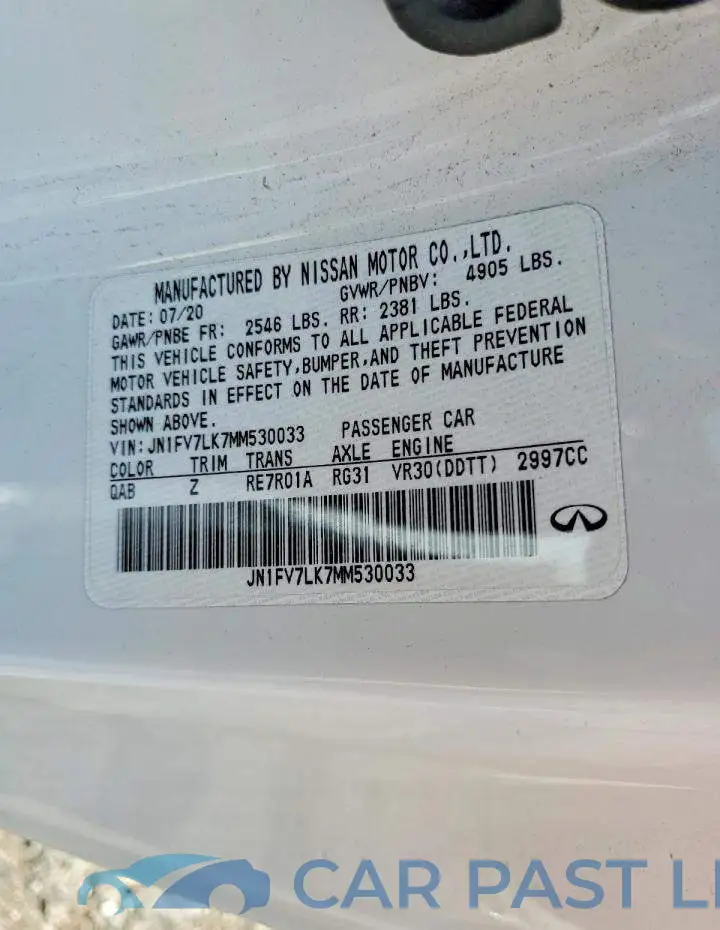 JN1FV7LK7MM530033# 12