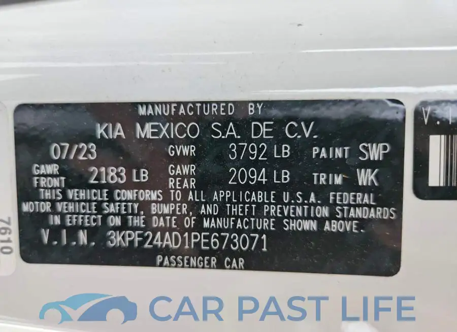 3KPF24AD1PE673071# 12