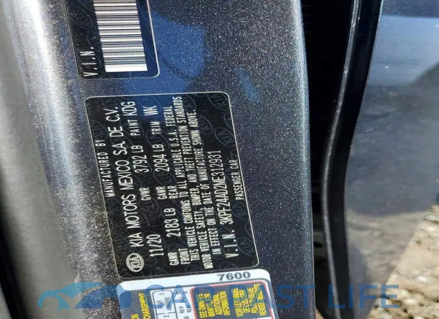 3KPF24AD2ME312931# 13