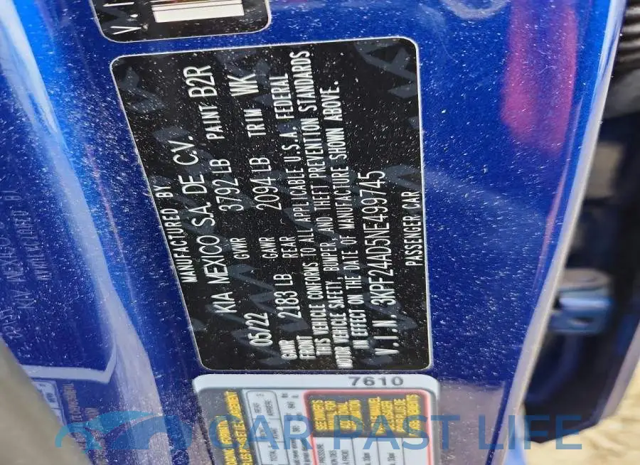 3KPF24AD5NE499745# 12
