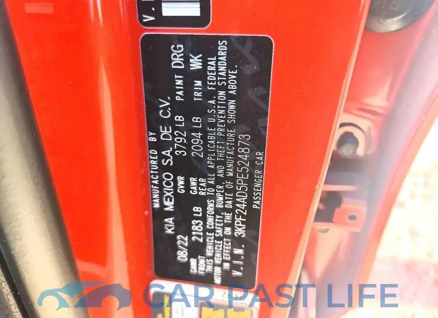 3KPF24AD5PE524873# 13