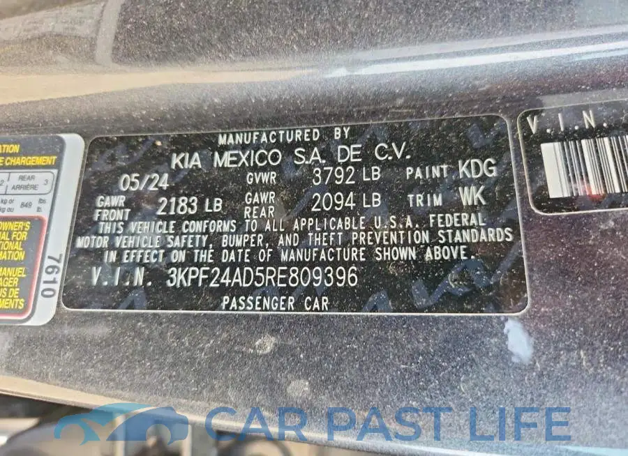 3KPF24AD5RE809396# 12
