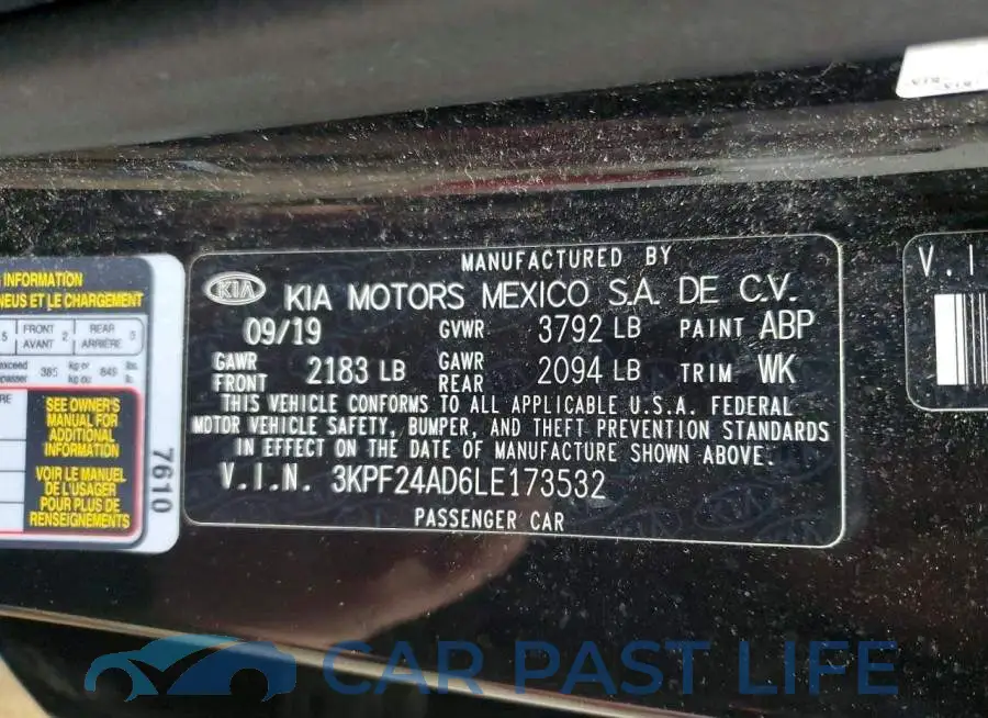 3KPF24AD6LE173532# 13