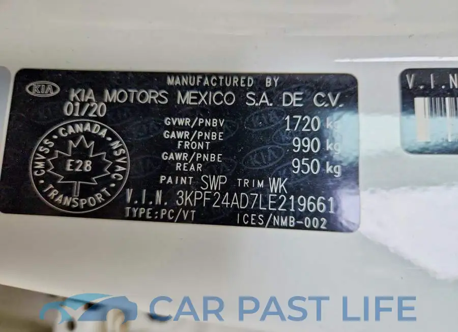 3KPF24AD7LE219661# 12