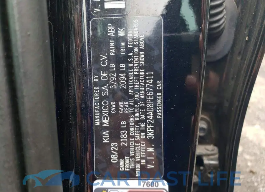3KPF24AD8PE677411# 12