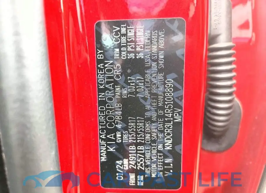 KNDCR3L14R5108890# 13