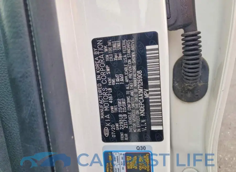 KNDEPCAA1M7126908# 14