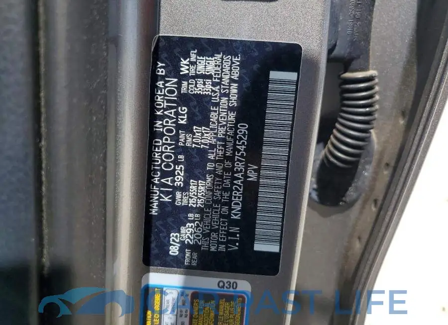 KNDER2AA3R7545290# 13