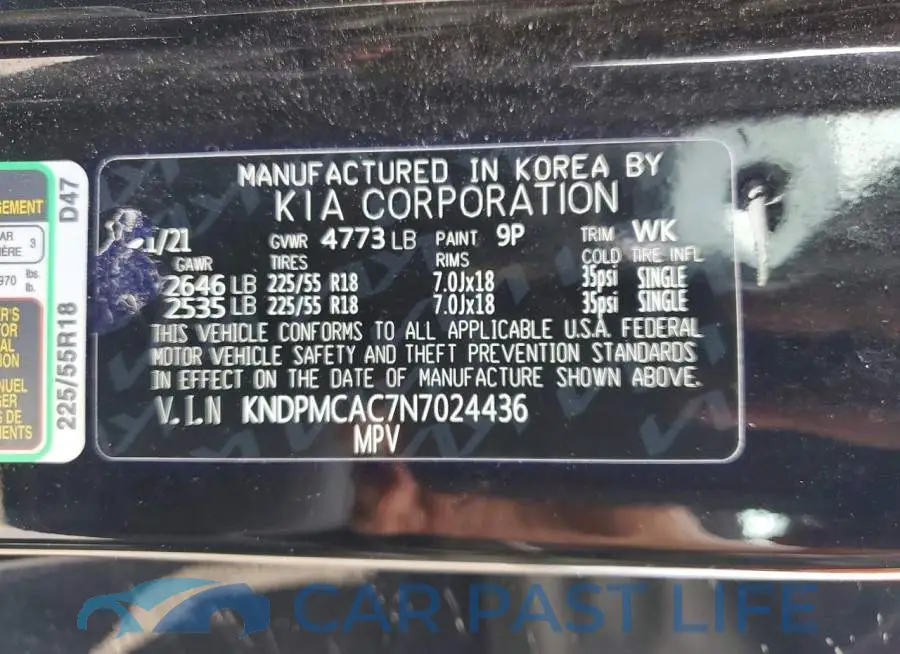 KNDPMCAC7N7024436# 13