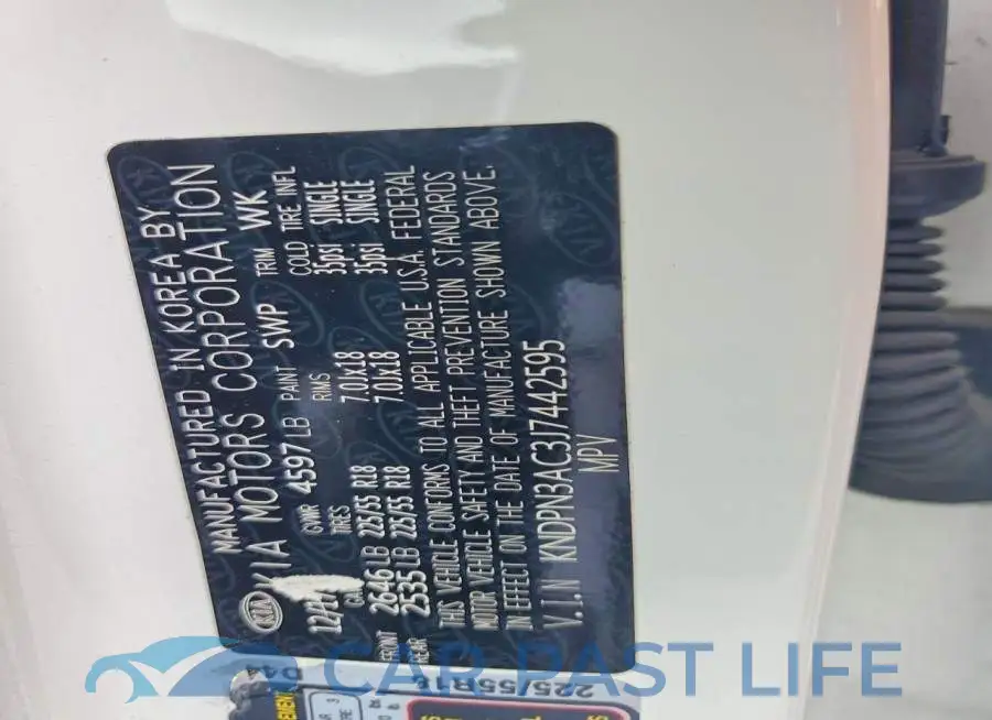 KNDPN3AC3J7442595# 14