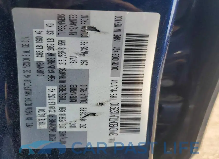 3MVDMBDM7LM123910# 13