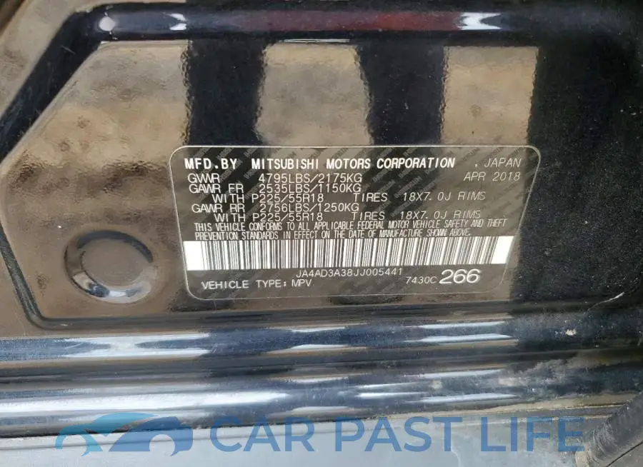 JA4AD3A38JJ005441# 12
